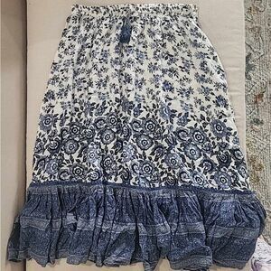 swapped Spell Elle Skirt Med blue & white *2 runs